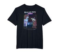 Regular Show Rs The Movie Maglietta, Uomo Taglie Grandi, Nero, 2X Tall