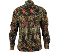 Regular T-Shirt Loud Originals Floreale a Tubo Vines Rosso