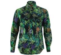 Regular T-Shirt Loud Originals Floreale a Tubo Vines Verde