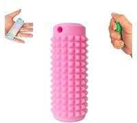 Regularlyk Portable Vibrant Colors Stim Tool, Sensory Motor Aids and Fidget Stim Tools for Adults,Compact and Calming Portable Stim Tool, Fidget Toys, for Focus, Stress Relief (Pink)