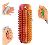 Regularlyk Portable Vibrant Colors Stim Tool, Sensory Motor Aids and Fidget Stim Tools for Adults,Compact and Calming Portable Stim Tool, Fidget Toys, for Focus, Stress Relief (Orange-B)