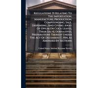 Regulations 35 Relating To The Importation, Manufacture, Production, Compounding, Sale, Dispensing, And Giving Away Of Opium Or Coca Leaves, Their Salts, Derivatives, Preparations Thereof Under The Act Of December 17, 1914, As Amended By Sections