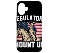 Regulators Mount Up Cavaliere Coloniale Heritage Patriota Custodia per iPhone 16