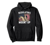 Regulators Mount Up Cavaliere Coloniale Heritage Patriota Felpa con Cappuccio