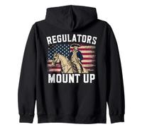 Regulators Mount Up Cavaliere Coloniale Heritage Patriota Felpa con Cappuccio