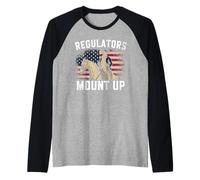 Regulators Mount Up Cavaliere Coloniale Heritage Patriota Maglia con Maniche Raglan
