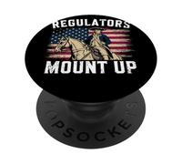 Regulators Mount Up Cavaliere Coloniale Heritage Patriota PopSockets PopGrip Adesivo