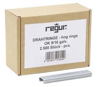 Regur 4503487 Anelli a Filo Ok 9/16, Zincati