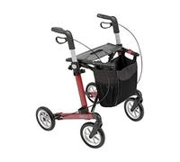 Rehasense Server - Rullo leggero in alluminio, 62 cm, colore: Rosso vinaccia, L