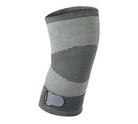 Rehband Benda per ginocchio, 1 pezzo per stabilizzare articolazioni e muscoli, la compressione favorisce la circolazione sanguigna, Colore:Grigio, Misura:S