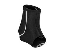 Rehband Cavigliera neoprene, supporto per caviglia e articolazione, design sottile per sport e uso quotidiano, Colore:Nero, Misura:M