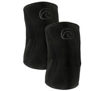 Rehband gomitiera in SBR/neoprene da 5 mm, elbow sleeve per sport di forza, design anatomico, antiscivolo e vestibilità aderente per donna e uomo, Colore:Carbon/Nero - 1 Paio, Misura:L
