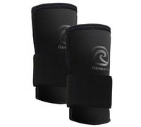 Rehband Wrist Support Power Max - Supporto per Polso 3 in 1 per Fitness e Allenamento di Forza, Wrist Wrap in Neoprene da 5 mm Protegge e stabilizza Il Polso - 1 Paio, Colore:Carbon/Nero, Misura:L