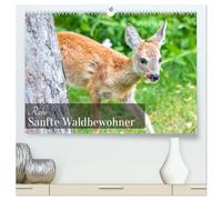 Rehe - Sanfte Waldbewohner (hochwertiger Premium Wandkalender 2026 DIN A2 quer), Kunstdruck in Hochglanz: Ein Kalender, der die stille Schönheit der Rehe durch das Jahr einfängt.