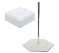 Reheyre Kit di supporto per colonne per palloncini, set di 2, supporto per arco di palloncini con borsa per l'idratazione, per matrimoni, feste di compleanno, forniture per Halloween, decorazione