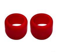 Rehoetom 1/4 di pollice esagonale collisione driver gomma Boot Sleeve rosso o rosso nero Bit Cover per usura e polvere difesa si adatta alla maggior parte delle marche, diametro interno 13 mm (2 pezzi