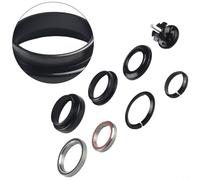 Rehoetom Adattatore per cuffie da 44 mm a forcella conica con doppio cuscinetto, per lega di alluminio lavorata a CNC per una maggiore durata, compatibile con top da 28,6 mm e 39,8 (B)