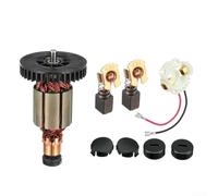 Rehoetom Armature 619218-8 - Smerigliatrice angolare BGA452 DGA452, include portaspazzole, spazzole CB430, cappuccio e anima in metallo, compatibile con utensili senza fili agli ioni di litio