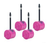 Rehoetom Camera d'aria ultraleggera 700C per strada e bici, tubo leggero da 42 g/65 g con valvola da 65 mm, compatibile con cerchio e disco 700 x 18-40 C (4 pezzi 23-32 C)