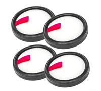 Rehoetom Filtro di ricambio per aspirapolvere portatile DEVOAC N300 e T19B, schiuma lavabile e riutilizzabile + carta da filtro, confezione da 2 (4 pezzi)
