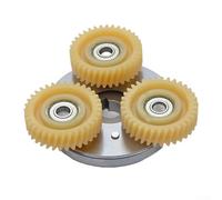 Rehoetom Ingranaggio motore per componenti elettrici da 500 W, 35T 1.25 modulo a denti obliqui senza spazzole con coppia di resistenza 120 Nm, compatibile con scooter da 500 W e (35T con base)