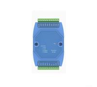 Rehoetom Modulo di acquisizione ingresso analogico a 8 canali: converte segnali 4-20mA 0-5V in RS-485 per uso industriale, 88 x 72 x 59 mm, blu (4-20mA)