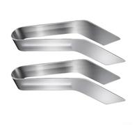 Rehoetom Pinze per trapianto in acciaio inox, per piante giovani, resistenti alla ruggine, con impugnatura ergonomica, strumento delicato per la rimozione delle radici per indo(piccole)