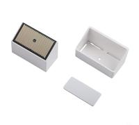 Rehoetom Sensore pioggia e luce da 2 pollici per hub 3.0 - Impermeabile IPX4, rilevamento illuminazione 0-4000 lux, batteria CR123A 24 mesi, bianco