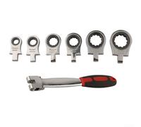 Rehoetom Set di 7 chiavi a cricchetto combinate con teste intercambiabili e cricchetto rapido per un uso pratico in vari lavori meccanici