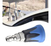 Rehoetom Set di ugelli per idropulitrice ad alta pressione (15°/25°/40° punte in metallo a triplo angolo) per, per Nilfisk e lavaggio a pressione elettrico/commerciale (15°)
