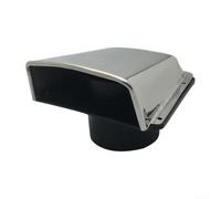 Rehoetom Sfiato marino del cappuccio di scarico dell'acciaio inossidabile 316 con base in nylon per la ventilazione interna della barca, la cabina di guida dello yacht e l'uso della sala macchine