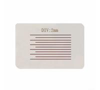 Rehoetom Tester di adesione del rivestimento con la griglia trasversale che graffia, piastra di prova 100-Grid per analisi delle proprietà del materiale, distanza dei graffi 1-3 mm, lunghezze 20-35 mm