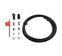 Rehoetom Tubo freno a disco idraulico da 2000 mm con inserto a oliva per montaggio piatto, compatibile con rosso per Apex, include chiave T8 e guarnizioni