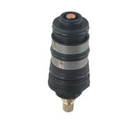 Rehoetom Valvola miscelatrice termostatica intelligente in rame, in ottone, bobina di controllo dell'acqua calda e fredda, ricambio per doccia e vasca (B)