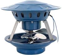 REHOOF Aspiratore Fumo,100/120W Ventilatore per Camino,Aspiratore per Camino Ventilatore per Canna Fumaria Induttore del Tiraggio del Camino per Camino per Camino/Legna/Bruciatore A Legna da Tetto A