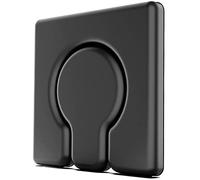 REHOOF Cuscino Universale in PU Nero per Disabili E Anziani - Comodo Cuscino per WC Imbottito in Spugna per Comodino, Doccia Sedia A Rotelle E Sedie A