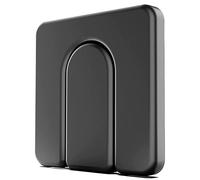 REHOOF Cuscino Universale in PU Nero per Disabili E Anziani - Comodo Cuscino per WC Imbottito in Spugna per Comodino, Doccia Sedia A Rotelle E Sedie B