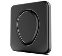 REHOOF Cuscino Universale in PU Nero per Disabili E Anziani - Comodo Cuscino per WC Imbottito in Spugna per Comodino, Doccia Sedia A Rotelle E Sedie C