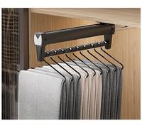 REHOOF Grucce per Gonne,Armadio Pieghevole,Portapantaloni Estraibile,Appendiabiti Estraibile per Armadio Risparmia Spazio di Archiviazione,Asta Appendiabiti per Organizzare Vestiti in Armadi A,31cm