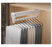 REHOOF Grucce per Gonne,Armadio Pieghevole,Portapantaloni Estraibile,Appendiabiti Estraibile per Armadio Risparmia Spazio di Archiviazione,Asta Appendiabiti per Organizzare Vestiti in Armadi B,26cm