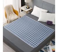 REHOOF Materasso per Incontinenza Impermeabile, Lavabile Prevenzione delle Perdite di Urina,Assistenza agli Anziani A Letto Persone Disabili,Materassi per La Protezione Mestruale Femminile A,50×70CM