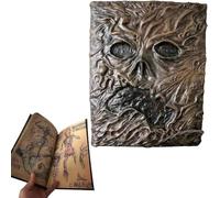 REHOOF Necronomicon Evil Dead Book Resina Notebook Decorazioni Horror Film Prop Regali Morte Magia Libro di Halloween Puntelli Regalo per Decorazioni per La Casa Scrivania