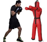 REHOOF Sospeso Dummy, Judo Grappling Dummy, Sacchi da Boxe Adulto,MMA Manichino da Lotta, Karate Training Dummies per Posizione in Piedi Manichino Wrestling Arti Marziali Boxe,Non Riempito A,185CM