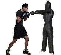 REHOOF Sospeso Dummy, Judo Grappling Dummy, Sacchi da Boxe Adulto,MMA Manichino da Lotta, Karate Training Dummies per Posizione in Piedi Manichino Wrestling Arti Marziali Boxe,Non Riempito B,135CM