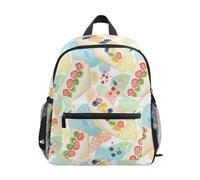 Reiacy Fruit Sandwich Pattern Kids Small School Backpack, Toddler Preschool Shoulder Bookbag Kindergarten School Bag Casual Daypack
