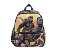 Reiacy Gorilla and Dinosaur - Zaino per la scuola materna per bambini, piccolo, a tracolla, per scuola materna, stile casual