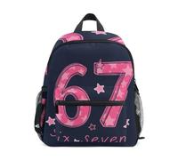 Reiacy Six Seven Kids Small School Backpack, zaino per la scuola materna a tracolla per bambini asilo zaino casual per la scuola materna