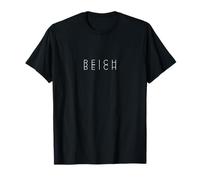Reich Reflections - Personalizzato Mirrored Cognome Art Maglietta