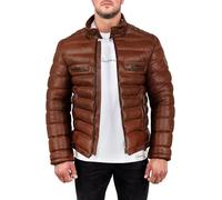 Reichstadt Uomo Bomber Vera Pelle Giacca RS016 Cognac XXL
