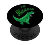 Reid I'm Rrreid Cute T-Rex Dino Roar Nome per bambini PopSockets PopGrip Adesivo